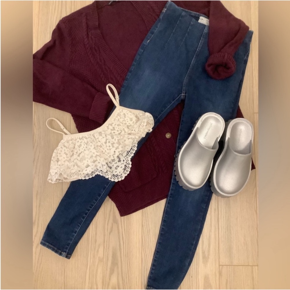 Free People high rise skinny jeans❤️❤️❤️❤️